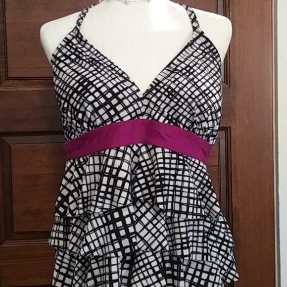 no brand Other - Halter Tankini Top